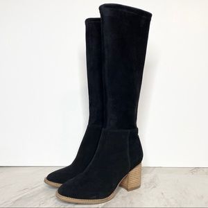 Blondo Nada Black Heeled Tall Waterproof Boot 6 1/2M